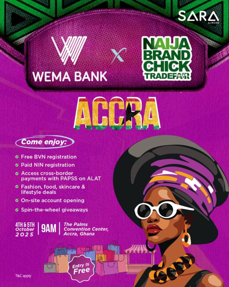 Wema Bank expands SME empowerment to Ghana with NBC Trade Fair