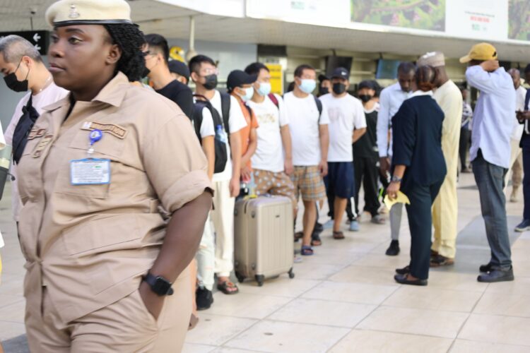 EFCC, NIS, NCoS complete Deportation of 192 foreigners convicted for cyber-terrorism in Lagos
