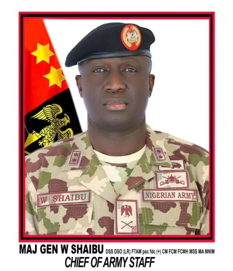 Profile of Nigeria’s 25th Chief of Army Staff, Maj.-Gen. Waidi Shaibu