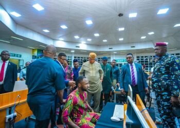 Civil Service Recruitment: Gov Umo Eno Inspects CBT Centre