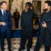PHOTOS: Davido meets France President, Emmanuel Macron