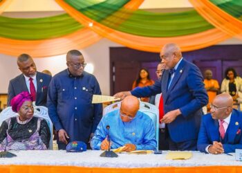 Gov. Umo Eno signs N695 billion 2025 Supplementary Budget Into Law