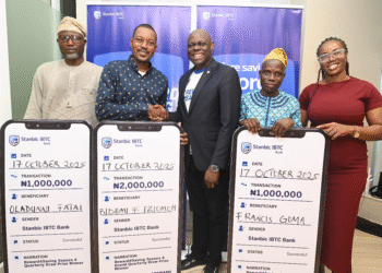 Stanbic IBTC Bank rewards 78 savers with ₦16 million in sixth monthly and second quarterly draws