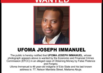 EFCC declares Energy Magnate, Ufoma Emmanuel wanted over alleged fraud