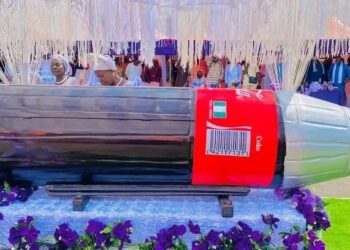 WONDERS: Nigerian woman buried in Coca‑Cola‑shaped casket