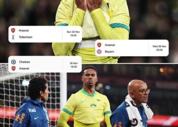 Arsenal defender Gabriel sidelined for Brazil after suffering thigh injury
