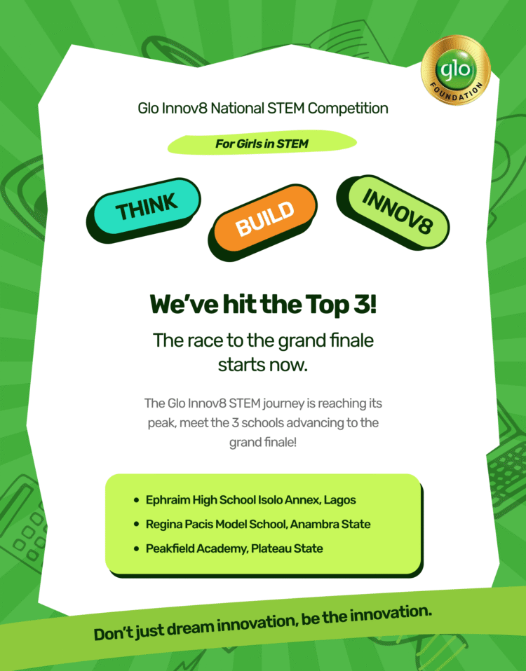 Glo Innov8 competition enters final stage, with 3 schools in race for N5m