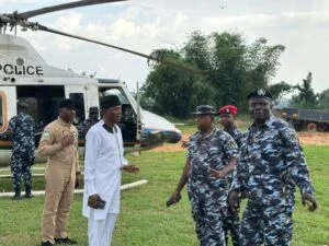 Anambra election: Police tactical teams step up surveillance with helicopters, drones