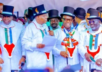 Akpabio declares South-South now solidly behind Tinubu as Gov. Diri joins APC