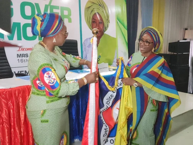 Mrs Mernan Oluyede takes DEPOWA helm, vows family support