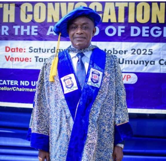 Tansian University Honours Industrialist, Malinson Ukatu With Doctorate Degree