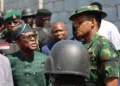 VIDEO: Wike, military officers clash over alleged illegal land development