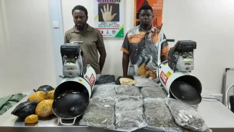 NDLEA intercepts drugs hidden in cylinders, auto parts at Lagos airport