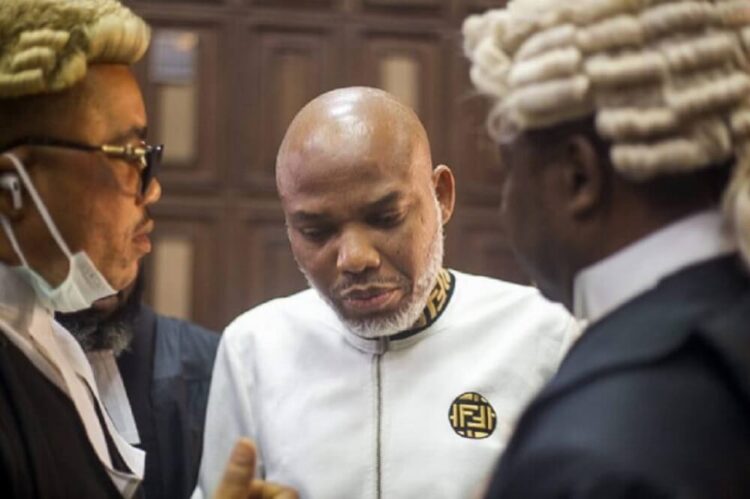 Nnamdi Kanu files defence as court relocates registry to courtroom