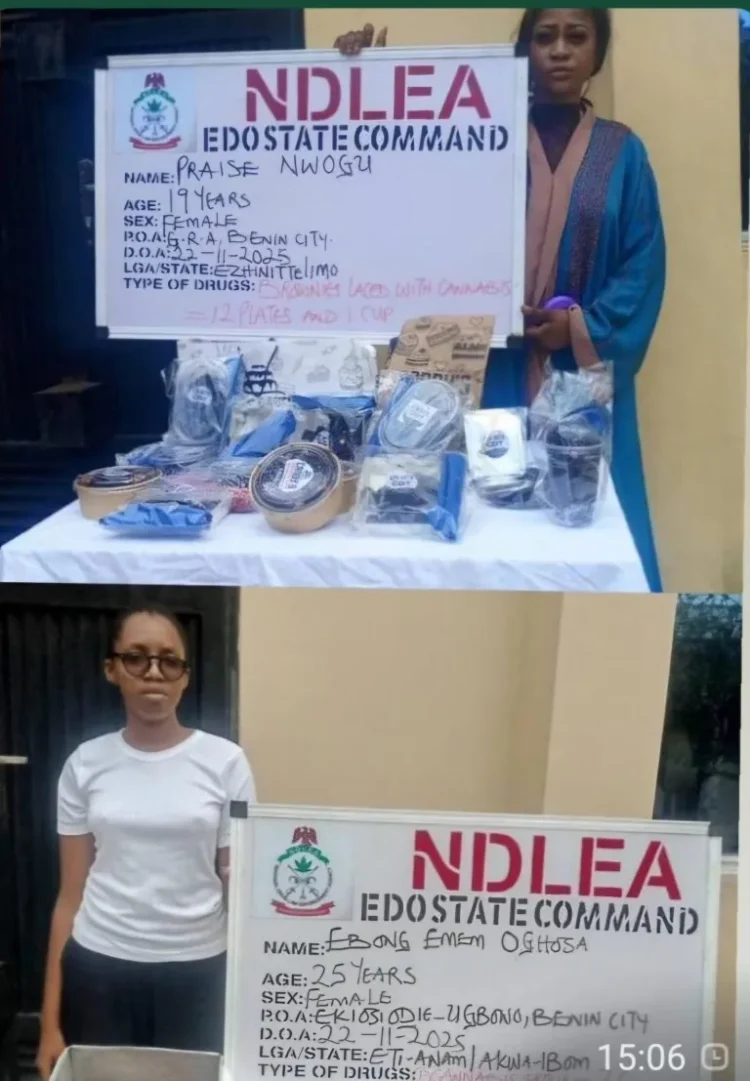 NDLEA arrests two women for online drug sales