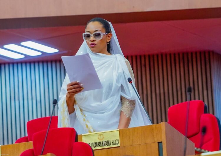 Senator Natasha threatens Enugu Senator over deleted whatsApp comment