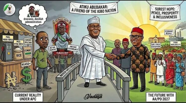 2027 Presidency: Atiku and Peter Obi in a mix