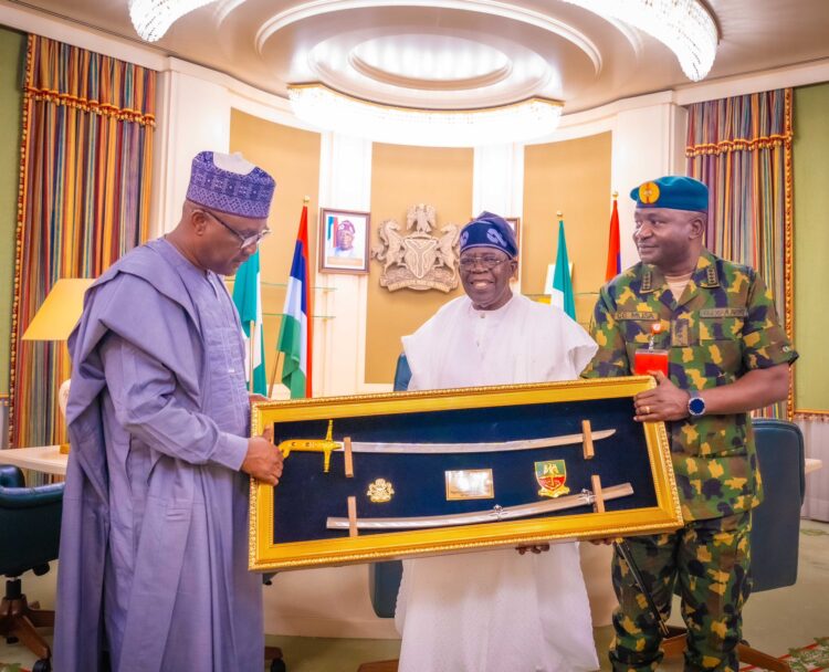 Ex-CDS, Gen. Christopher Musa meets Tinubu