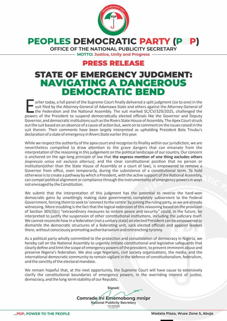 State of Emergency Judgement: Navigating A Dangerous Democratic Bend