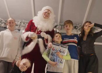 Erling Haaland dresses as Santa Claus, moves around Manchester to surprise kids