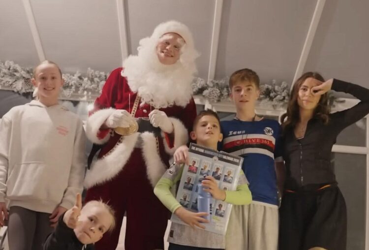 Erling Haaland dresses as Santa Claus, moves around Manchester to surprise kids