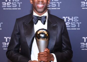 Dembele wins FIFA’s The Best award for men’s player of 2025 (Full List of winners)