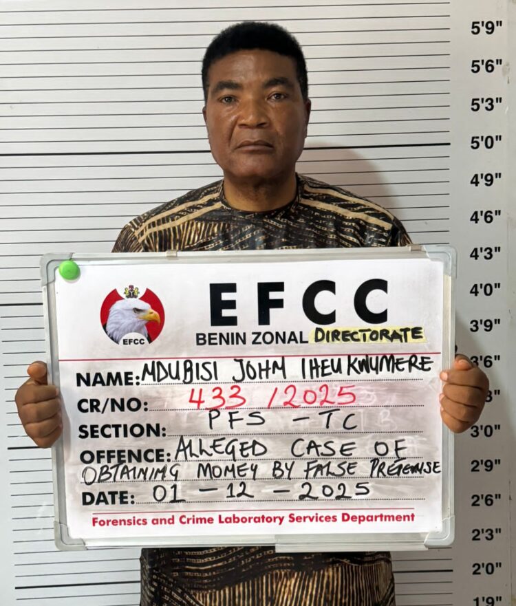 EFCC arrests Man for alleged N165m fraud in Benin-City