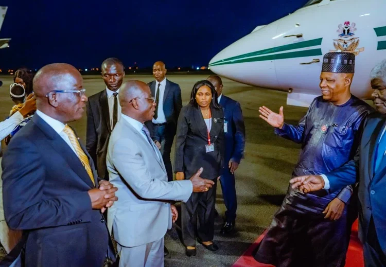 VP Shettima arrives in Ivory Coast for Ouattara’s inauguration