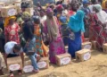 Yuletide: Lagos Food Bank, 22Bet donate food to 200 families