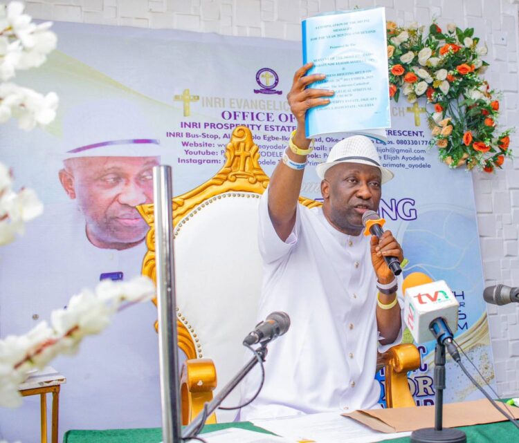 Primate Ayodele releases 2026 prophecies, ministers to be sacked, Dangote and Tinubu to fight, others