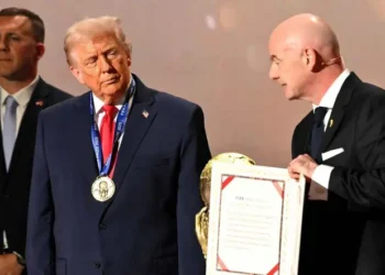 US President Trump awarded FIFA’s inaugural Peace Prize