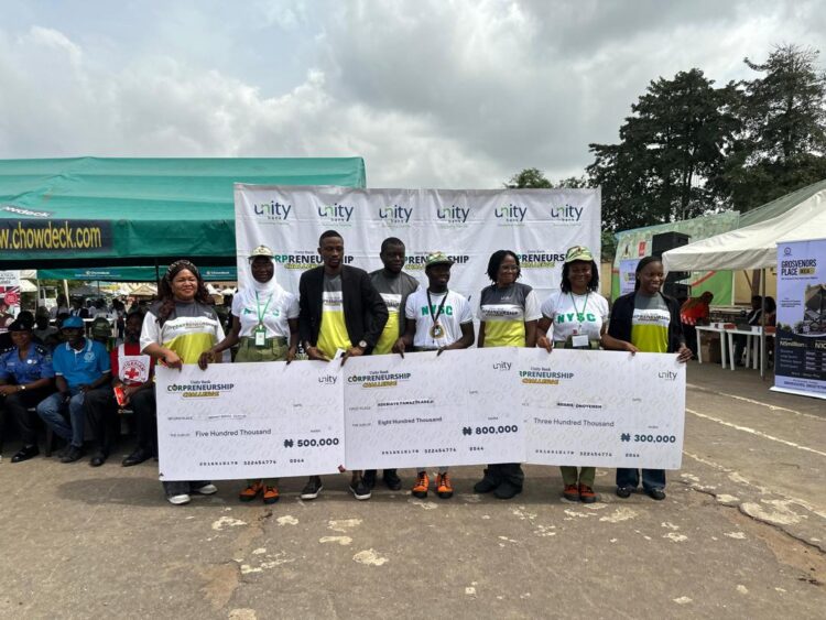 Unity Bank disburses over N270 million to Corpreneurship winners