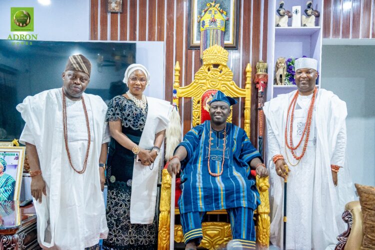 Adron CEO restates support for traditional institutions during Oyo Palace visit