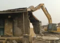 Gov. Ododo demolishes criminal hideouts in Okene
