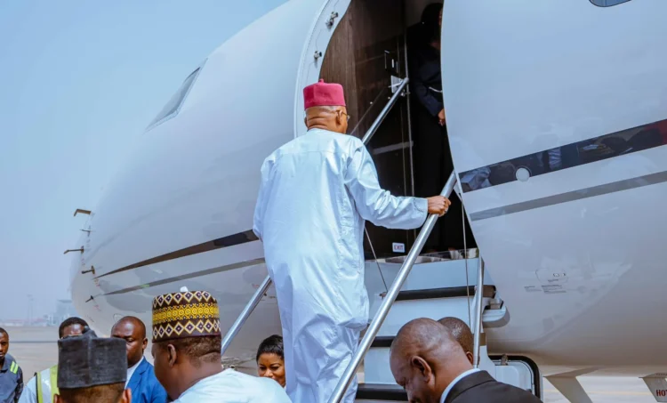 VP Shettima departs Abuja for Guinea-Conakry’s Presidential inuaguration
