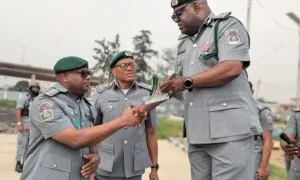 Customs honours 2 officers at Western Marine command