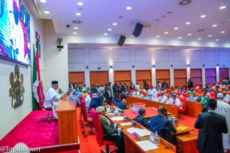 BREAKING: Senate suspends action on electoral act bill