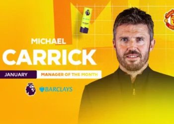 Michael Carrick wins January’s Barclays Manager of the Month