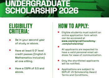 2026 NNPC/SEPLAT JV National Undergraduate Scholarship Programme is now open for applications