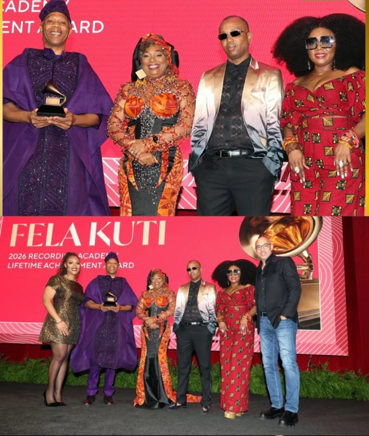 Afrobeat genius, Fela receives Grammy Lifetime Achievement award