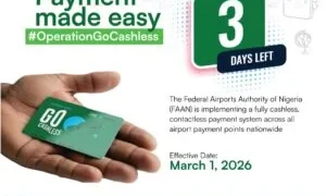 FAAN announces pick-up points for Go-Cashless cards