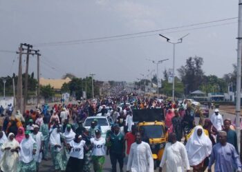 Lafia shuts down as Mohammed Abubakar Adamu Loyalists storm streets for Bola Tinubu