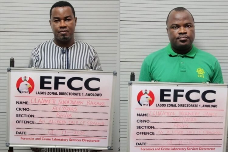 EFCC arraigns two FSDH bank officials over alleged $306,667 and €50,250 fraud in Lagos