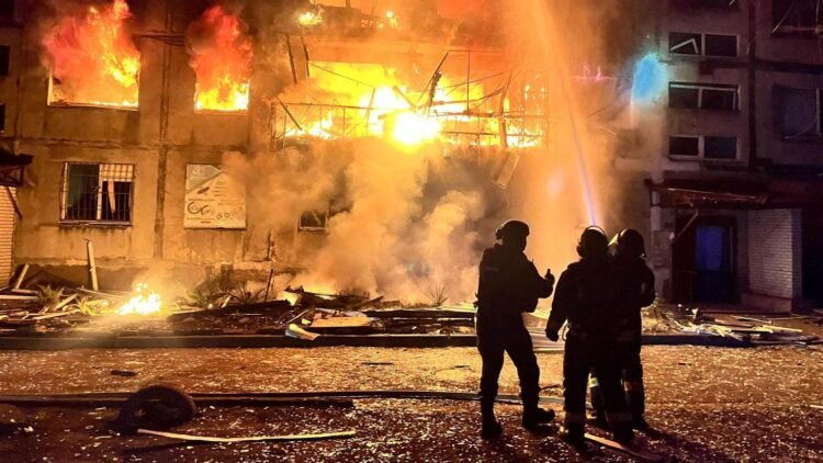 Ukraine strikes Russian port facilities