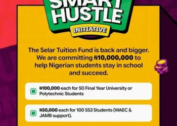 Selar Smart Hustle Initiative Scholarship for Nigerian Students (N50,000–N100,000 grants)