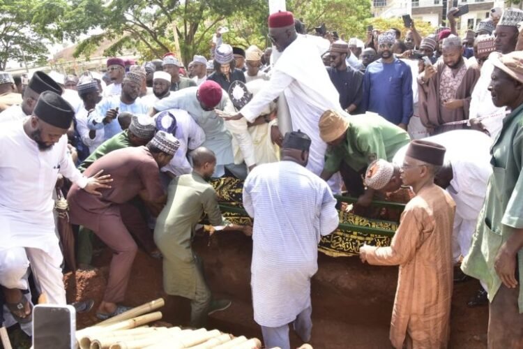 PHOTOS: El-Rufai’s Mother laid to rest at Abuja Cementary