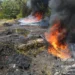 Navy destroys illegal crude oil storage site in Rivers
