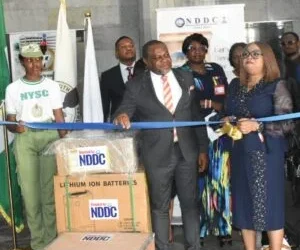 NDDC donates media equipment to NYSC