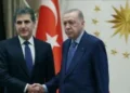 Turkish President, Erdogan Iraqi Kurdish leader discuss regional situation