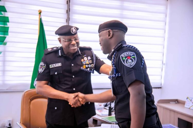 PHOTOS: Benjamin Hundeyin hands over to Placid as Force PRO